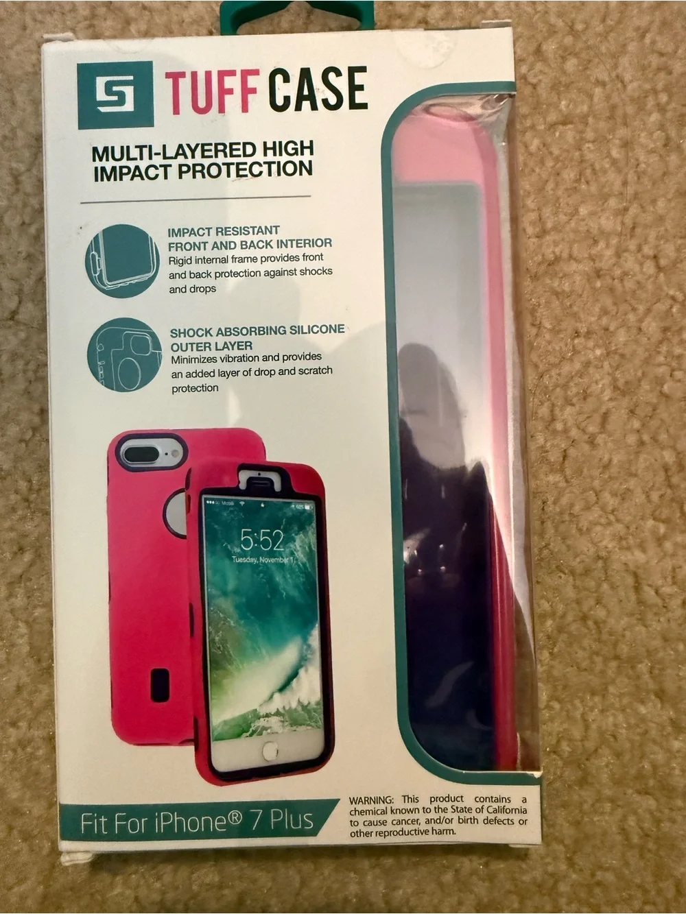 Spektrum Tuff Case for iPhone 7 Plus — Pink